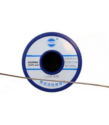 Припой Sn60Pb40 0.6мм 2.2% 5м (18633)