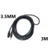 Удлинитель аудио кабель 3.5мм Jack 3м (15887)