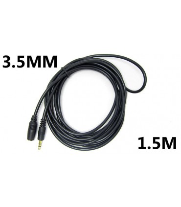 Удлинитель аудио кабель 3.5мм Jack 1.5м (15886)