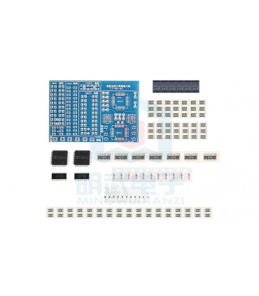 Учебный комплект для пайки SMD SMT компонентов 80*60мм (16036)