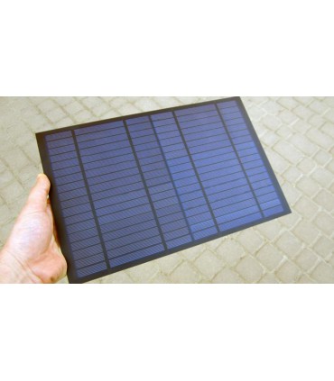 Солнечная панель с эпоксидным покрытием 18V 10W 220*340мм (15136)