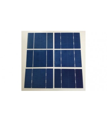 Фотоэлемент поликремний 78*52мм 0.5V 0.7W poly (16172)