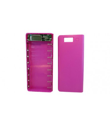 Корпус LCD Power Bank Портативная Зарядка 8*18650 2.1A (18569)