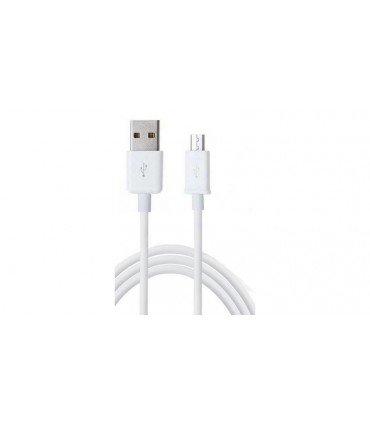 Кабель с удлиненным разъемом micro USB data белый (11577)