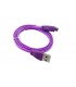 Кабель для зарядки micro USB с подсветкой 1 м (11847)