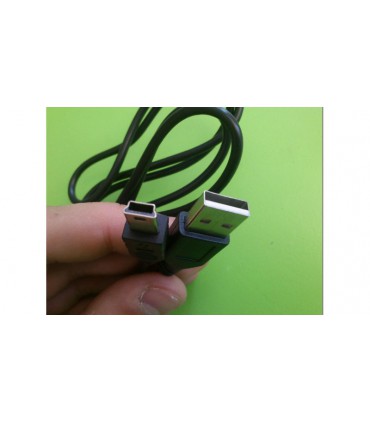 Кабель data mini USB 10мм 80см удлинённый (11201)