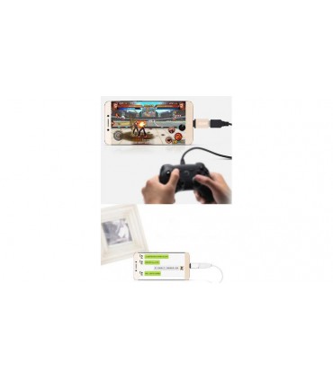 Адаптер для смартфона OTG Type C to USB (16217)
