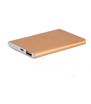 Powerbank slim павербанк тонкий Mi черный цвет 5V 1A 4000mAh (17146)