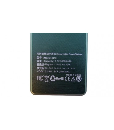 Корпус Power Bank LCD Quick Charge 10*18650 2*USB 5V 3.7A (18811)