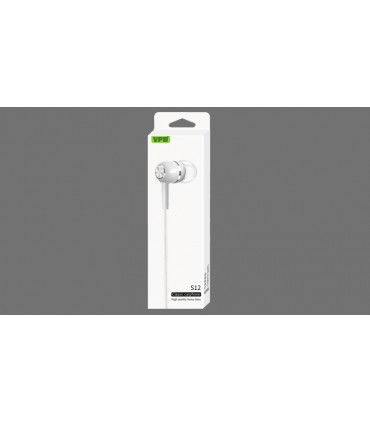 Наушники вкладыши с микрофоном гарнитура VPB S12 (17342)