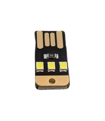 Фонарик миниатюрный ночник LED USB 5V холодный свет (19327)