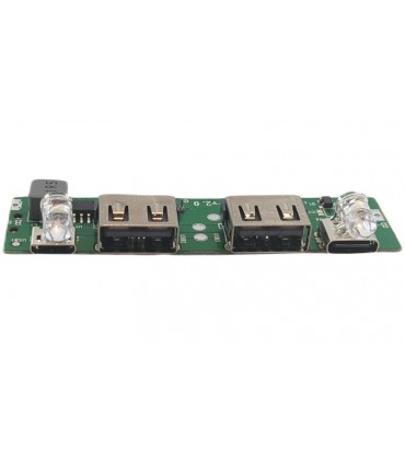 Плата Power Bank с индикатором 5V USB DIY (19384)