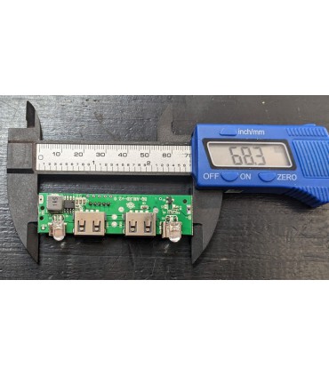 Плата Power Bank с индикатором 5V USB DIY (19384)