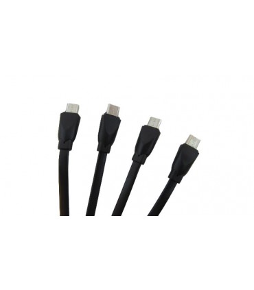 Кабель для зарядки телефона USB to micro USB 4in1 15см (17910)