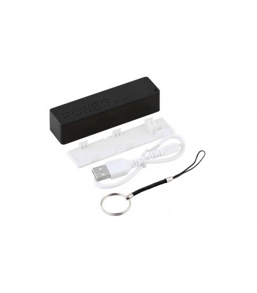 Power Bank Портативная Зарядка 1*18650 черный (10445)