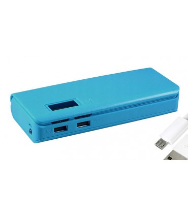 LCD Power Bank Портативная Зарядка 5*18650 2.1A (10123)