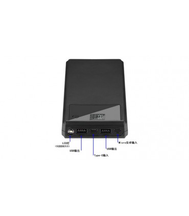 Корпус Power Bank LCD 10*18650 2*USB 5V 3.7A (18808)