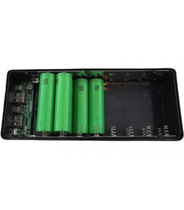 Корпус Power Bank C16 16*18650 5V 2.1A LCD micro type c USB (19160)