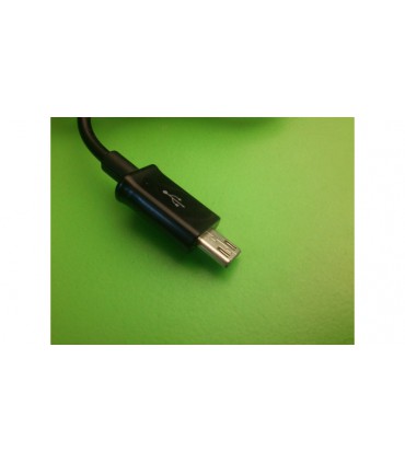 Кабель с удлиненным разъемом micro USB data черный (11578)