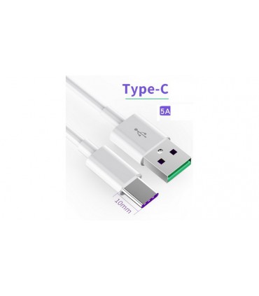 Кабель для зарядки телефона планшета удлиненный USB Type C 10mm (19297)
