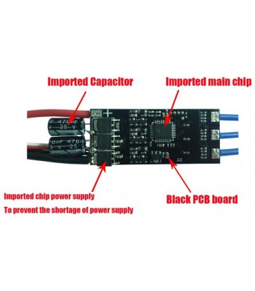 Регулятор хода ESC Skylinker для безщеточных двигателей 40A ESC BEC (14837)