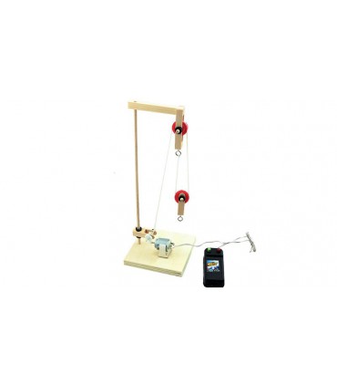 STEM-конструктор подъемный кран с электромеханическим приводом (16457)