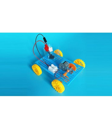STEM-конструктор подвижной работы с источниками электропитания на соленой воде (16458)