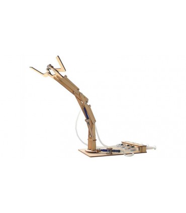 STEM-конструктор механический робот манипулятор на гидро- пневмоприводе (16455)