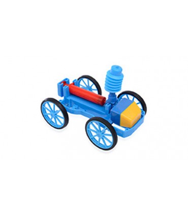 STEM-конструктор движущейся робот-машинка с пневмодвигателем на сжатом воздухе (16472)