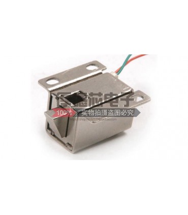 Электромеханический соленоидный замок электрозамок защелка МИНИ 12V 350mA (17817)