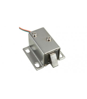 Электромеханический соленоидный замок электрозамок защелка МИНИ 12V 350mA (17817)