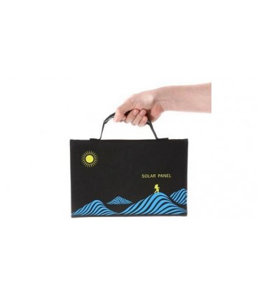 Портативная солнечная панель Solar Bag W50F6 50W 2*USB DC18V (19423)
