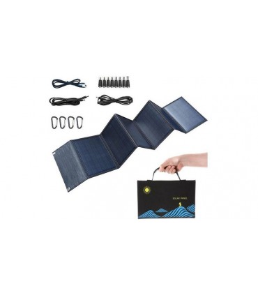 Портативная солнечная панель Solar Bag W50F6 50W 2*USB DC18V (19423)