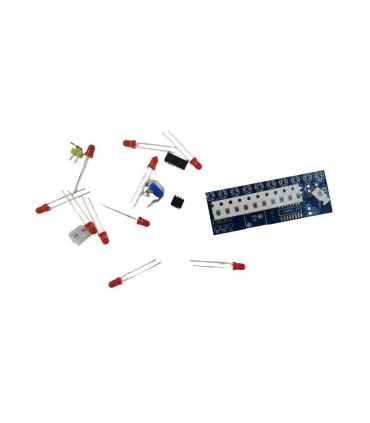 Светодиодный модуль для проточной воды NE555 CD4017 (18225)