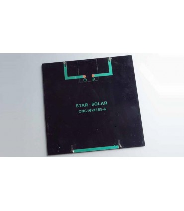 Солнечная панель с эпоксидным покрытием 6V 4.5W Star Solar 165*165мм (16224)