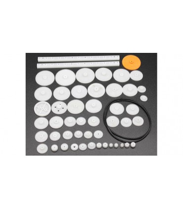 Компоненты детского конструктора DIY STEM-образование Шестерни (16486)