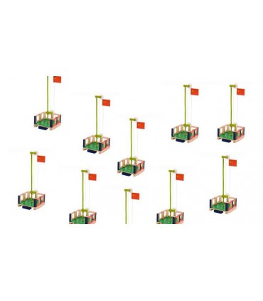 STEM-конструктор механизм для подъема флага (16481)
