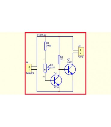 Светочувствительный датчик освещения DIY (15030)