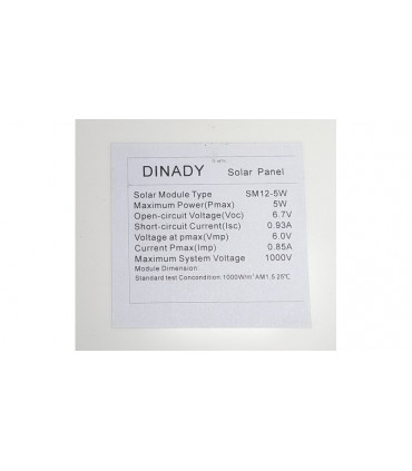 Солнечная панель полугибкая 10W 6V SM24-5W (19409)