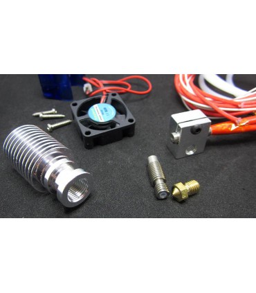 Хотэнд экструдер короткий 1.75*0.4 с вентилятором 3D-принтер (15181)