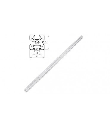 Станочный профиль алюминиевый анодированный 2020 20*20мм 50см (18805)