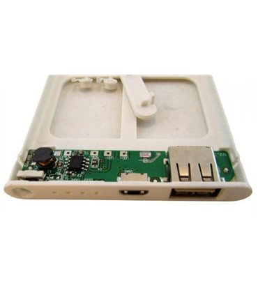 Powerbank slim павербанк тонкий Mi розовый 5V 1A 4000mAh (15697)