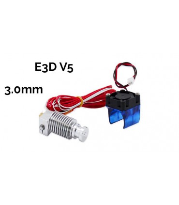 Комплект экструдер E3D V5 под нить 3.0mm короткий (16339)