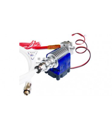 Комплект экструдер E3D V5 под нить 3.0mm длинный с трубкой и вентилятором (16338)