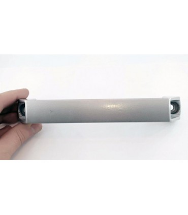 Алюминиевая ручка под профиль серая 180мм (16681)