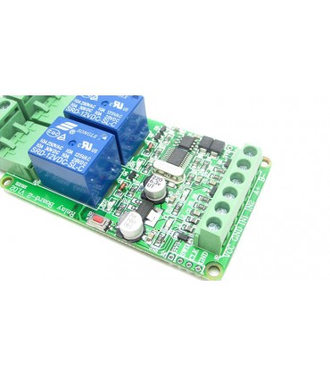 Реле управления двухканальное Modbus RTU-2 TTL RS485 (15320)