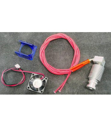 Экструдер короткий E3D V6 с соплом 1.75*0.4 радиатор 1.75мм (15685)