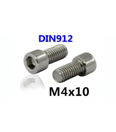 Винт болт с цилиндрической головкой М4*10mm DIN912 (14823)