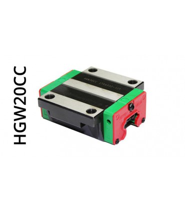 Каретка линейный подшипник под направляющую рельсу HGW20CC (15581)