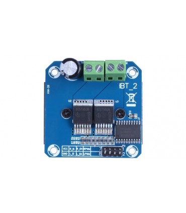 Мощный полупроводниковый автомобильный моторный привод BTS7960 43A (17649)